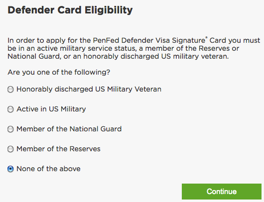 How to Apply for the PenFed Defender Visa Signature Card