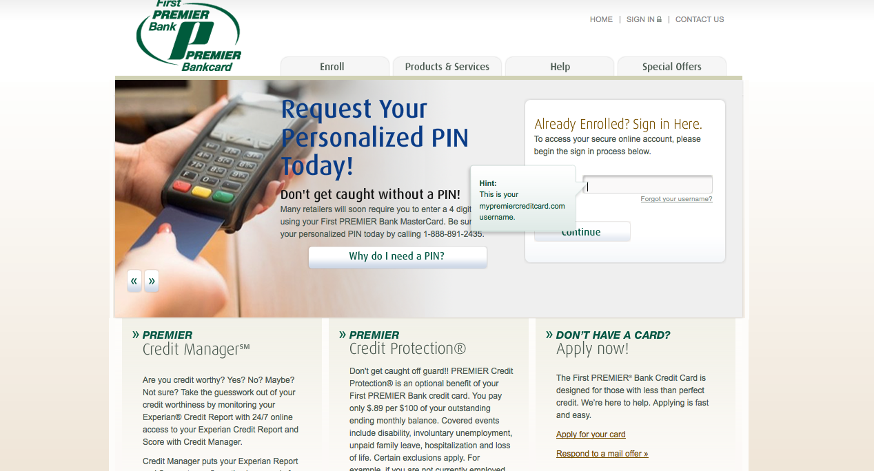 First Premier Credit Card Login Make A Payment
