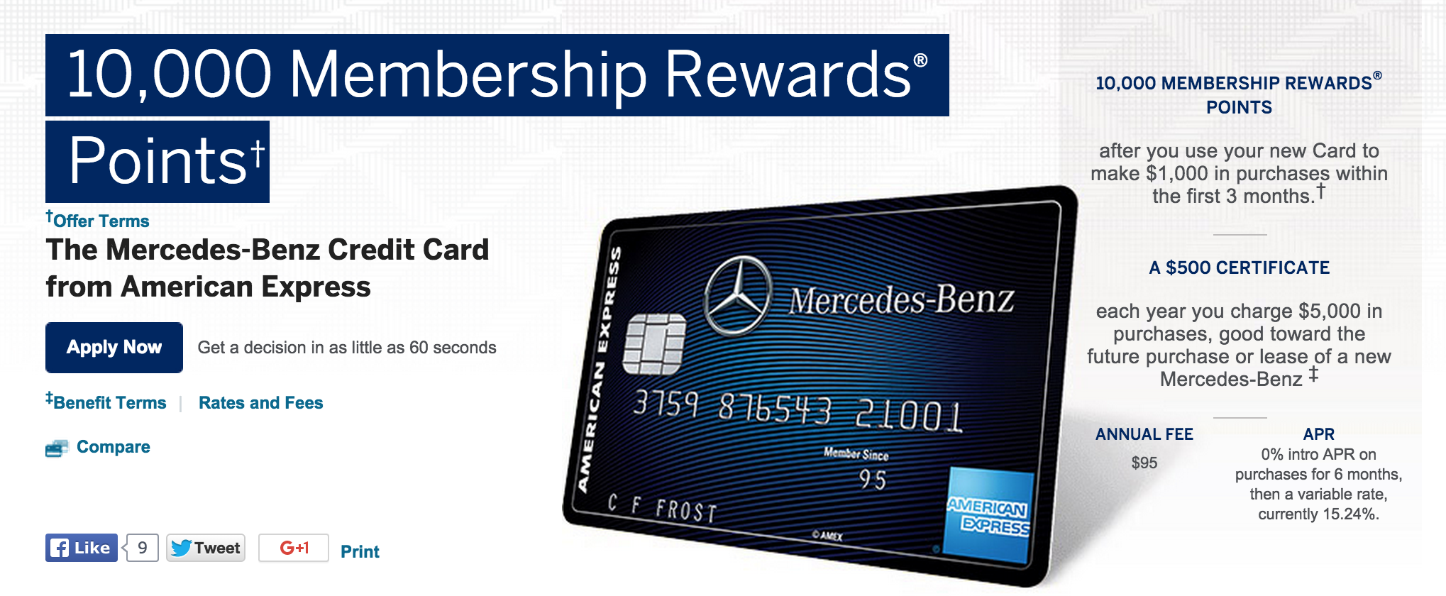 How To Apply For The Mercedes Benz Amex Credit Card