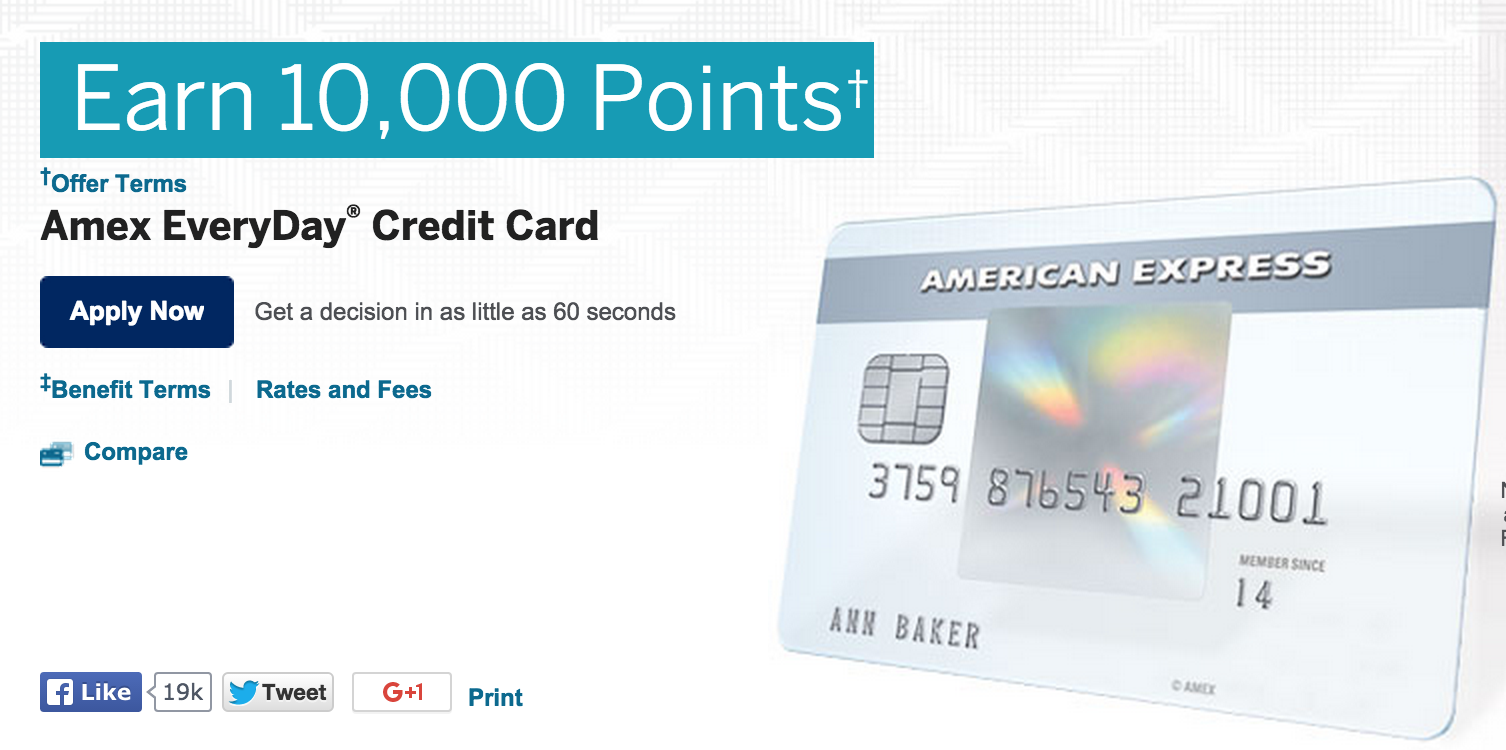 How To Apply For The Amex Everyday Credit Card