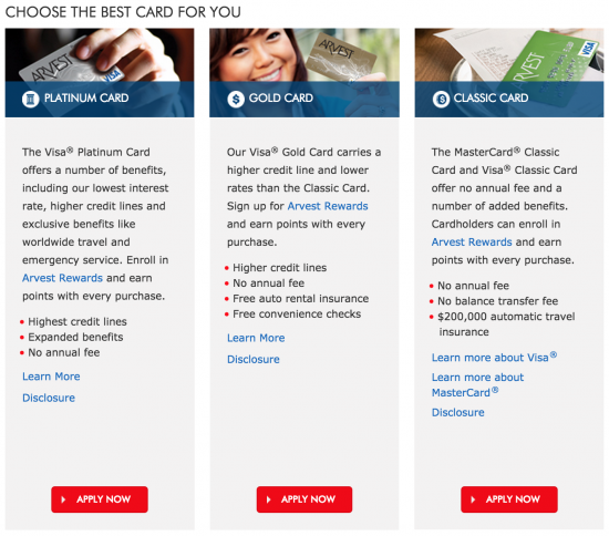 How To Apply For The Arvest Platinum Credit Card