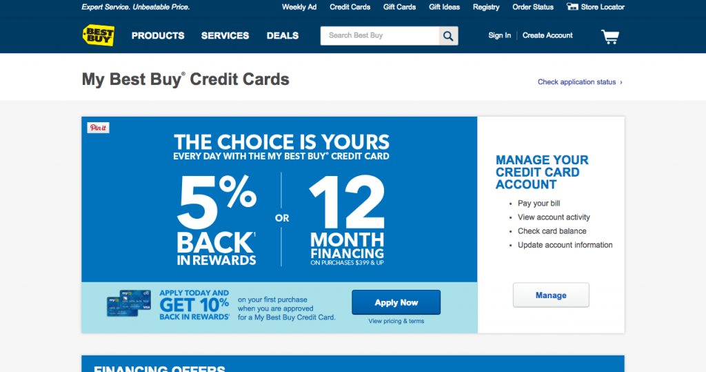 Best Buy Credit Card Login | Make a Payment