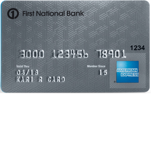 First National Bank American Express Credit Card