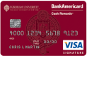 Fordham University Cash Rewards Visa Credit Card