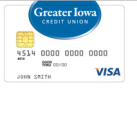 Greater Iowa Credit Union Secured Visa Card