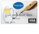 Greater Iowa Credit Union Visa Signature Rewards Card