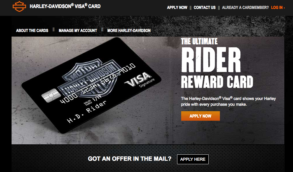 How to Apply for the Harley Davidson Visa  Card