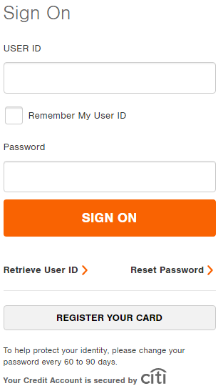 Pay Home Depot Account Online