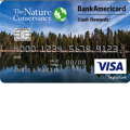 BankAmericard Cash Rewards Visa Card Benefiting The Nature Conservancy