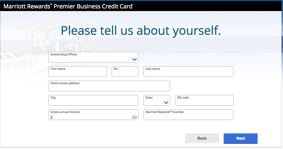 How to Apply for the Marriott Rewards Premier Business Credit Card