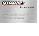 Menards Contractor Card