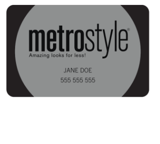 Metrostyle Credit Card