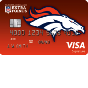 Denver Broncos Extra Points Credit Card