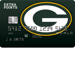 Green Bay Packers Extra Points Credit Card