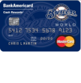 Milwaukee Brewers Cash Rewards Mastercard