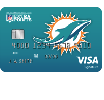 Miami Dolphins Extra Points Credit Card
