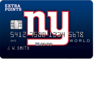New York Giants Extra Points Credit Card