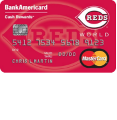 Cincinnati Reds Cash Rewards Mastercard