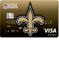New Orleans Saints Extra Points Credit Card