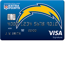 San Diego Chargers Extra Points Credit Card
