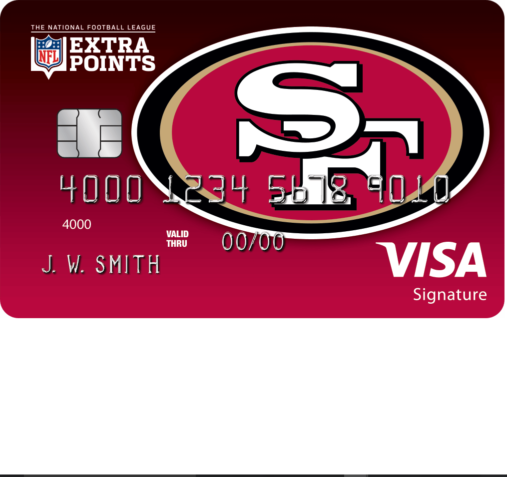 San Francisco 49ers Extra Points Credit Card