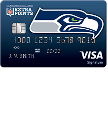 Seattle Seahawks Extra Points Credit Card