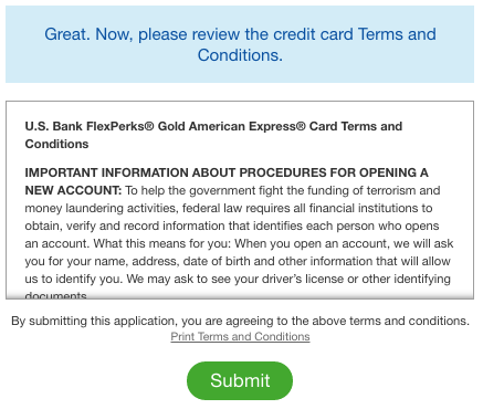 card flexperks bank express american gold apply guiding helpful application tutorial hope been