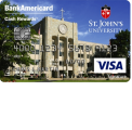 St. John's University BankAmericard Cash Rewards Visa Signature Credit Card