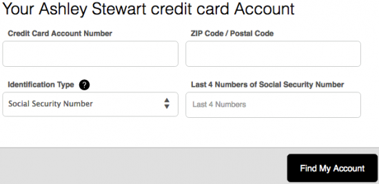 Ashley Stewart Credit Card Login | Make a Payment