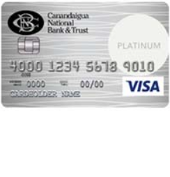 Canandaigua National Bank and Trust Platinum Edition Card