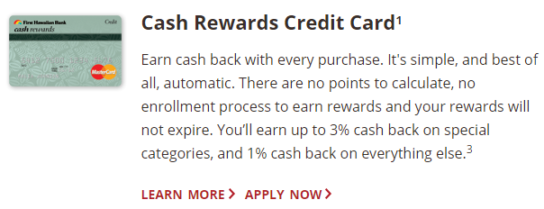 How to Apply for the First Hawaiian Bank Cash Rewards MasterCard