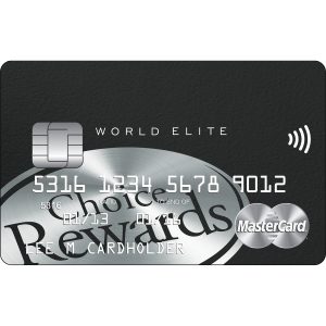 Affinity Credit Union Choice Rewards World Elite Mastercard