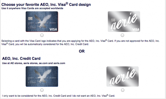 American Eagle Credit Card - Apply 2