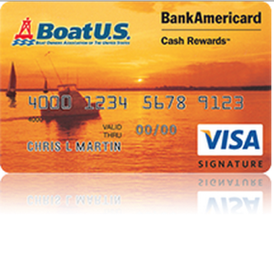 BoatUS BankAmericard Cash Rewards Visa Credit Card
