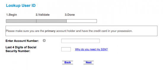 Chevron Credit Card - Login 3