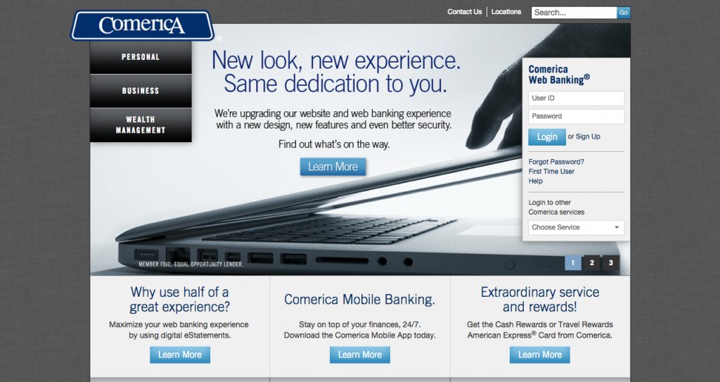 Comerica Visa Platinum Credit Card Login Make a Payment
