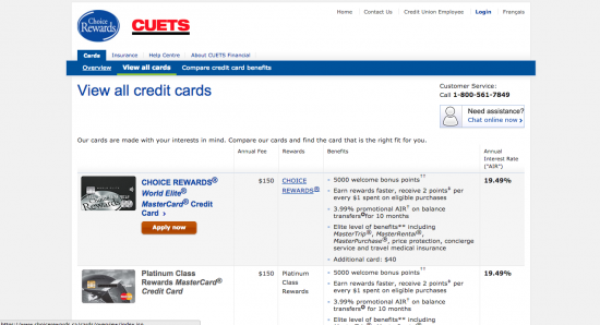 Community First Credit Union World Elite Mastercard Credit Card - Apply 1