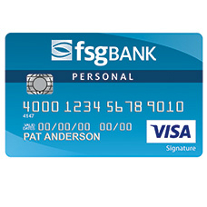 FSG Bank Visa Signature Bonus Rewards Credit Card