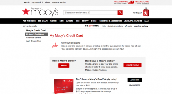 Macy's Credit Card - Apply 1