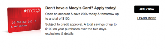 Macy's Credit Card - Apply 2