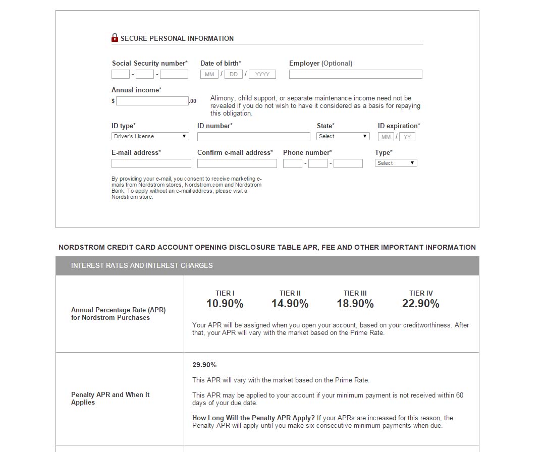 How to Apply for a Nordstrom Credit Card