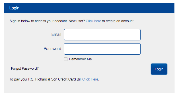 PC Richards Bill Pay
