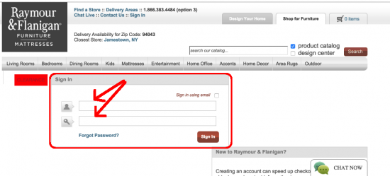 Raymour and Flanigan Credit Card Login | Make a Payment