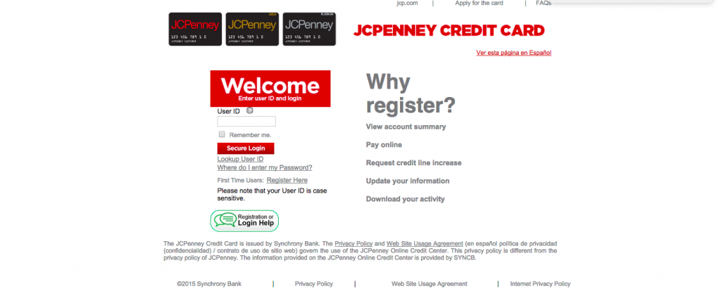 JCPenney Credit Card Login Make A Payment   Screen Shot 2015 06 23 At 1.46.29 PM 1024x431 