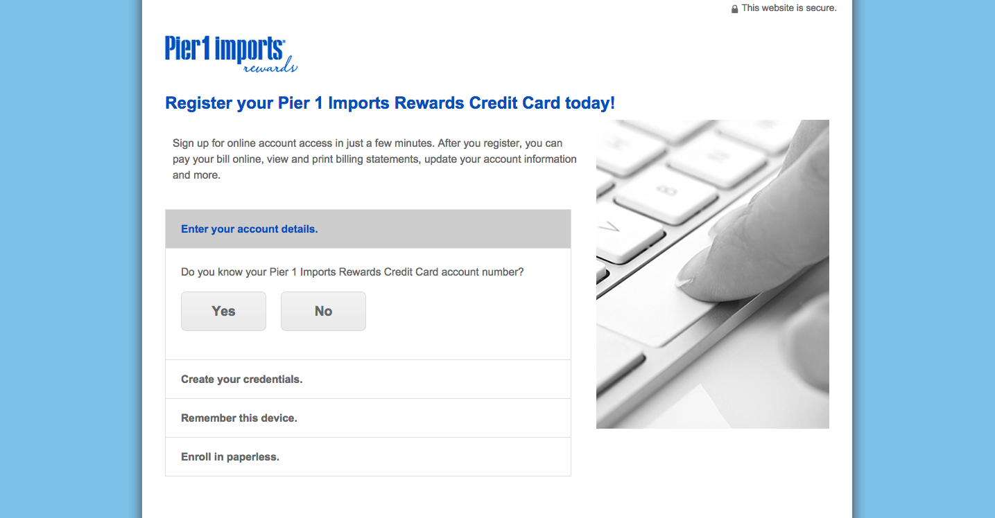 Pier 1 Rewards Credit Card Login | Make a Payment
