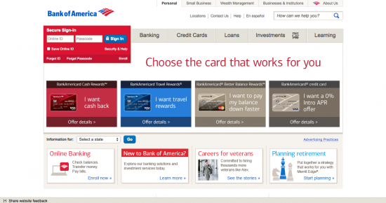 BoatUS BankAmericard Cash Rewards Visa Credit Card Login ...