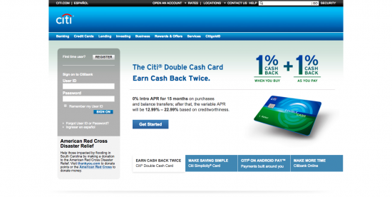 citibusiness online banking login