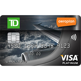 TD Canada Trust Aeroplan Platinum Visa Credit Card