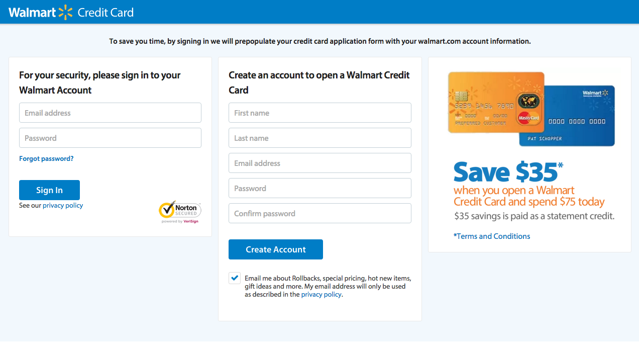 How To Apply For The Walmart Credit Card