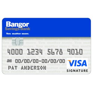 Bangor Savings Bank Secured Visa Card